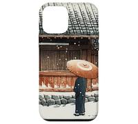Japanese Winter Temple Scene Traditional Asian Hasui Kawase Case for iPhone 12 mini