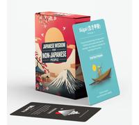 Japanese Wisdom Card Deck - 52 Mindfulness Cards with Humor | Ikigai, Zen & Philosophy for Daily Reflection, Gift for Colleagues & Friends