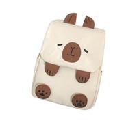 Japanese Women Girls Cartoon Animal Flap Top Backpack Casual Outdoor Student Large Capacity Zippered Schoolbag Book Bag Large Capacity Nylon School Bag