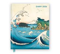 Japanese Woodblocks 2026 Desk Diary Planner - Week to View, Illustrated Throughout
