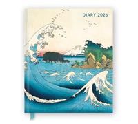 Japanese Woodblocks 2026 Desk Diary Planner - Week to View, Illustrated Throughout