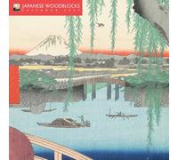 Japanese Woodblocks Mini Wall Calendar 2025 (Art Calendar)