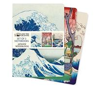 Japanese Woodblocks Set of 3 Standard Notebooks (Standard Notebook Collection)