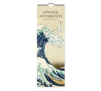Japanese Woodblocks Slim Calendar 2025 (Art Calendar)