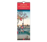 Japanese Woodblocks Slim Calendar 2027 (Art Calendar)