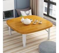 Japanese Wooden Folding Coffee Table - Portable Low Table for Tea & Dining Perfect for Floor Seating at Home & Outdoor Picnics 70x35cm (28x14in)