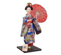 Japanese Wooden Kimonos Dolls Colored Drawing Puppets Wedding Ornament Home Restaurant Decoration Kids Restaurant Table Decoration