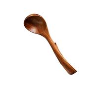 Japanese Wooden Spoon, Natural Acacia Wood Cooking Spoon, Long Handle Wooden Spoon for Non-Stick Cookware, Mixing, and Stirring. Kitchen Accessory for Home and Restaurants.