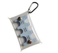 Japanese Yen Coin Holder Organizers Travel Clear Keychain Coin Purse Compact Japanese Dispenser Gifts for Women Men Yen Holder Hard Case Organizer