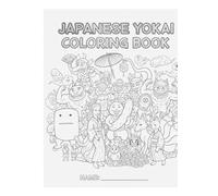 JAPANESE YOKAI COLORING BOOK