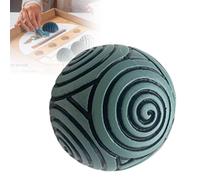 Japanese Zen Garden Kit for Desk, 2025 Automatic Desk Zen Garden Accessories, Zen Sand Garden Bamboo Sand Tray, Therapy Kit Zen Office Decor Meditation Room Decor Stamp Spheres (Ball 1)