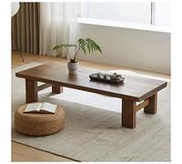 Japanese Zen Multifunctional Wooden Coffee TableLow Rectangle Design for Living Room Laptops & Decor Rustic Farmhouse Style 80x50x38cm Ideal for Cozy Spaces