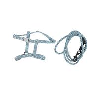 JapaneseStyle Cat Adjustable Harness Leash Set Chest Back Traction Cat Walking Rope Lightweight Breathable Classic Design Prevent Escape Comfortable (M)
