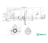 JAPANPARTS MM-00158 Shock absorber