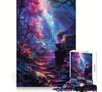 Japans Magical Forest for Adults 1000 Piece Jigsaw Puzzle Mental Skill Anxiety Relief Playful Challenge Table Accent (38x26cm)