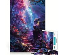 Japans Magical Forest Jigsaw Puzzles for Adults 1000 Piece Brain Agility Restful Game Happy Challenge Night Game (38x52cm)