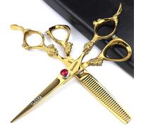 Japan's Professional Import of 440c Hair Clippers Steel Hair Clippers 6/7/7.5/8/9 inch Scissors - Hair Clippers for Hairdressers