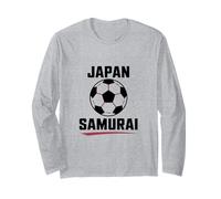 Japan's Soccer Passion and Samurai Spirit Rise. Long Sleeve T-Shirt
