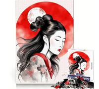 Japans Timeless Manga Adult Jigsaw Puzzles1000 Pieces Sharp Mind DownTime Game Family Pastime Art Display (50x75cm)