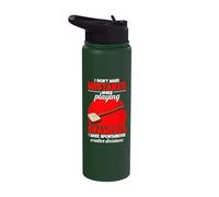 Japanse Instrument Japanese Music Orchestra Playing Shamisen Stainless Steel Insulated Water Bottle