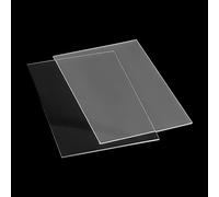 JAPCHET 20 PCS 4 x 6 Inch Clear Acrylic Sheets,150 x 100 x 2mm Transparent Plastic Acrylic Panel for Picture Frame, Painting, Craft Project