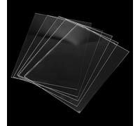 JAPCHET 20 PCS 5 x 7 inch Clear Acrylic Sheets, 1mm Transparent Plastic Acrylic Boards for Picture Frame, Painting, Craft Project