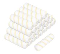JAPCHET 24 Pieces Paint Roller Sleeves, 9 Inch White Brush Covers for Painting Walls, Ceilings, 2.6 Inch Dia