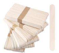 JAPCHET 300 PCS 6 Inch Wooden Lolly Sticks, 150 x 17mm Jumbo Lollipop Sticks, Popsicle Ice Cream Sticks for Crafts, Arts