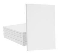 JAPCHET Canvas Panel Boards, 8 Pack, Cotton A3 Flat Canvas for Oil Watercolor Painting, 30 x 40cm