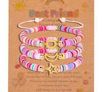 JAPDNK Friendship Bracelets for Women, Birthday, Valentines Day, Graduation Gifts for Her, Friendship Bracelet String, BFF Friend Sister Mom Family Gifts