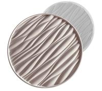 Japleed Big Round Resin Tray Molds with Wave Design, 11.8in Storage Tray Silicone Mold for Epoxy Resin, Unique Concrete Cement Molds for Jewelry Plate Serving Board Bathroom Vanity Organizer Decor