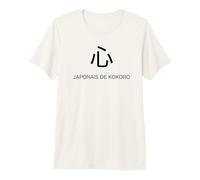 Japonais de Kokoro en Noir Premium T-Shirt
