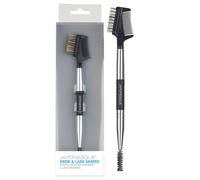 JAPONESQUE Brow & Lash Shaper with 3 Different Spoolie Brushes, for Separating Lashes, Eliminating Mascara Clumps, and Grooming and Shaping Brows
