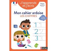 J'apprends et j'écris - Mon cahier ardoise Les chiffres PS