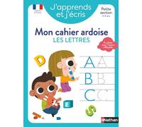 J'apprends et j'écris - Mon cahier ardoise Les lettres PS: Avec 1 feutre effaçable