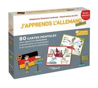 J'apprends l'allemand autrement - Niveau débutant: 80 cartes mentales pour apprendre facilement la grammaire, la conjugaison et le vocabulaire allemands avec livret explicatif