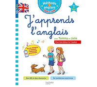 J'apprends l'anglais avec Tommy et Julie Dès 7 ans: Méthode d'anglais Sami et Julie