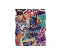 Jappy Agoncillo Batman Silky Touch Super Soft Throw Blanket 152 X 127 cm Warner Bros. White One Size