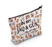 JAQ & GUS Merch Princess Gift Mouse JAQ & GUS Zipper Pouch Princess WDW Trip Gift GUSGUS Gift Jaq n Gus Gus Fans Gift (GUS Bag)
