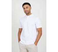 Jaquard Knit Polo Shirt Brave Soul White M