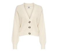 Jaquelin de Young Women's Jdyjusty L/S Short Cardigan KNT Noos Knitted Jumper, Eggnog, XS