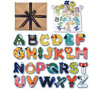 Jaques of London Alphabet Foam Bath Letters | Toddler Bath Toys for 3 Year Olds with Storage Bag | Educational Toys and Games Since 1795