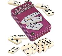 Jaques of London Dominoes - Luxury Dominoes Set for Adults & Kids | Traditional Game in Tin Box - Since 1795