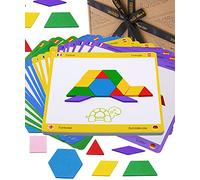 Jaques of London Educational Wooden Shapes Puzzle | Colour Wooden Puzzle in 4 Languages | Educational Toys for 3 4 5 6 Year Olds | Wooden Toys for Boys & Girls | Since 1795