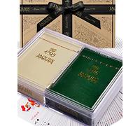 Jaques of London No. 1 Premium Playing Cards | Twin Pack of Classic Multicolor Cards | Plastic Case | Since 1795