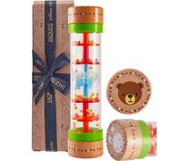 Jaques of London Rainmaker Baby Toy with Soothing Rain Sounds | Premium Sensory Wooden Toys | Ideal Toys for 1 Year Old Boys and Girls | Since 1795