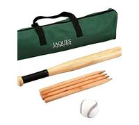 Jaques of London Rounders Set Premium Set Age 3+ for Adults and Kids | With Safe Play Rounders Bat and Ball | Premium Rounders Kit | Great for Outdoor Games with the Family | Since 1795
