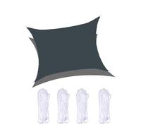 JAQVIVI 2x2m Square Shade Sail Waterproof Awning 95% UV Protected Awning Garden Pool Beach Canopy