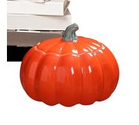 Jar | Ceramic Container for Storage and Home Decoration for Thanksgiving, Candy Jar with Lid - For Biscuits Snack Tea Coffee Thanksgiving Autumn Party