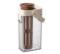 Jar Cold Brew Coffee Makers - 1000ml Iced Tea Brewers Pitcher | Large Capacity With Handle | Multipurpose Mason Pitcher | Coffee Shop For Cold Brew Coffee Lemonade Fruit With